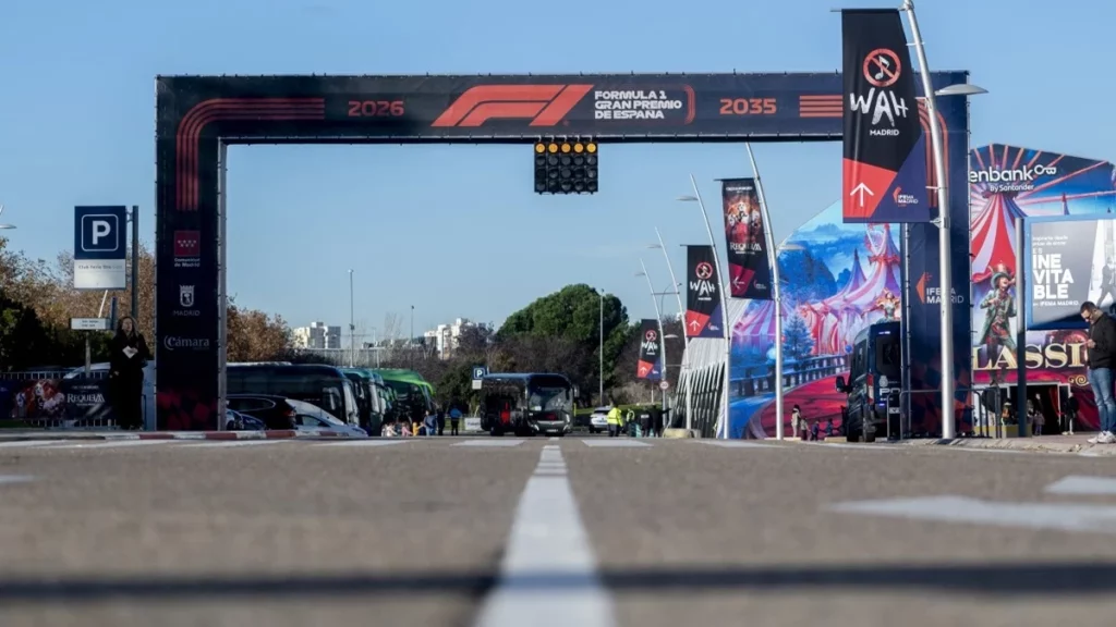 Arco De Salida Que Tendrá El Gran Premio De España De Fórmula 1, En Ifema Madrid Fuente: Europa Press