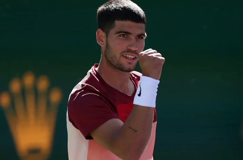 Carlos Alcaraz Arrasa En Indian Wells Con Su Nuevo Tatuaje Fuente: Efe