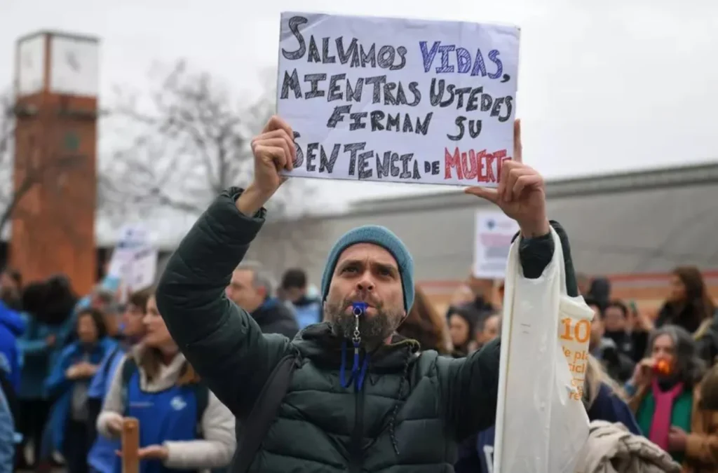 Manifestación Por La Ley Animal Que Afecta Al Trabajo De Los Veterinarios